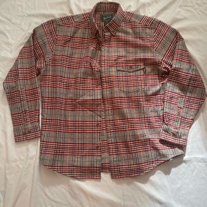 Woolrich mens plaid wool shirt